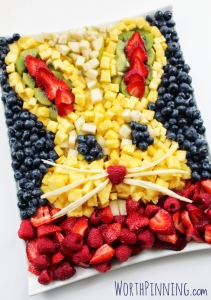 Bunny Head Fruit Platter