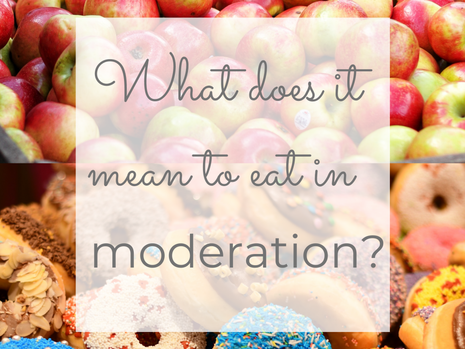 What does it mean to eat in moderation?