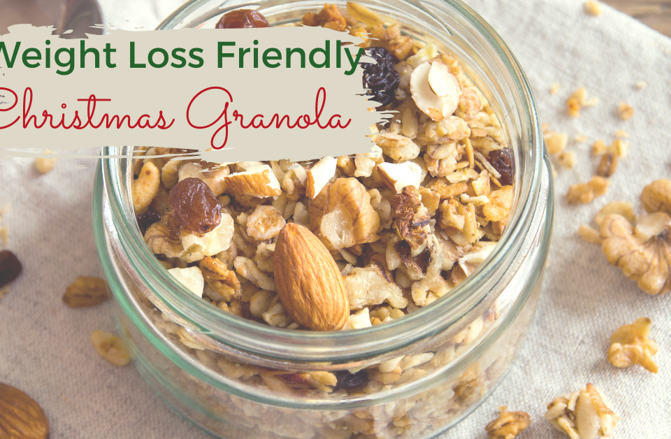 weight loss friendly christmas granola